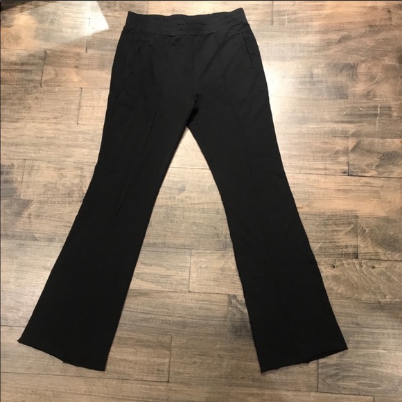 cotton flared trousers